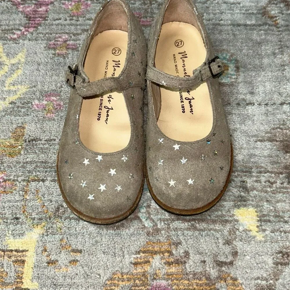 Manuela de Juan suede star Mary Jane sz 27